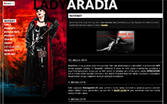 Screenshot www.aradia.cz