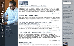 Screenshot www.pavlis.net